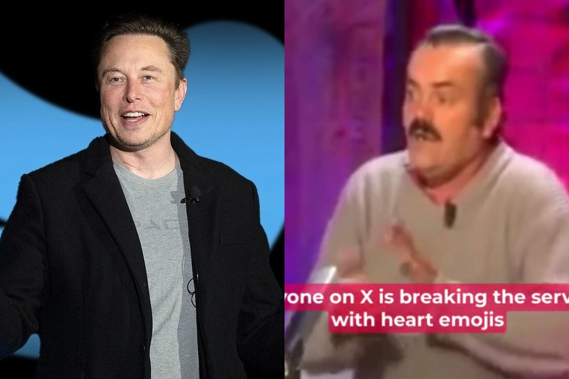 Elon Musk tuitea un vídeo de 'El Risitas' y lo subtitula a su manera