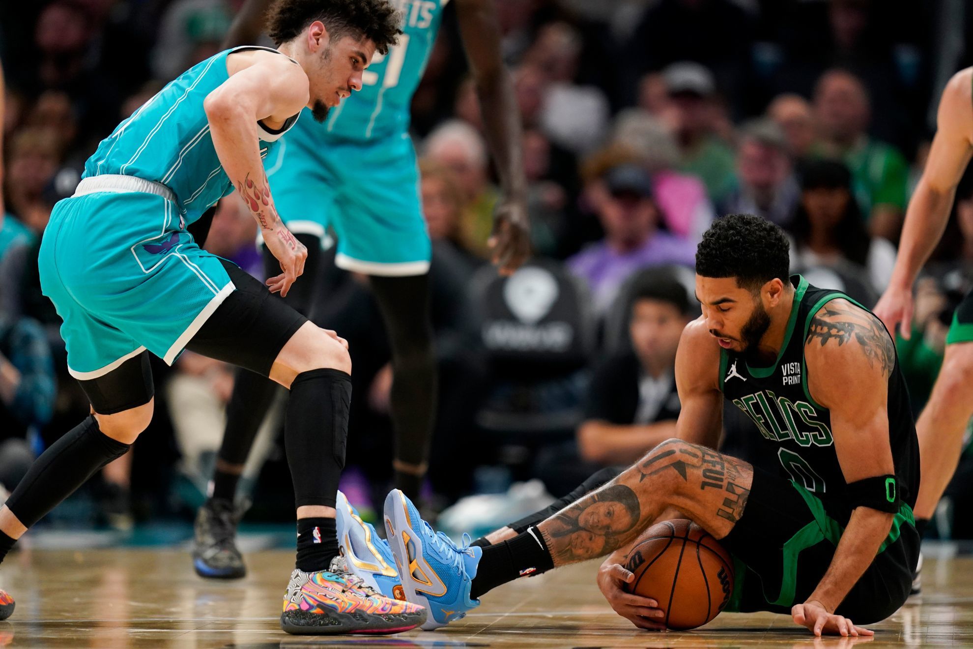 LaMelo Ball outshines Jayson Tatums 45 points as Hornets beat Celtics in OT