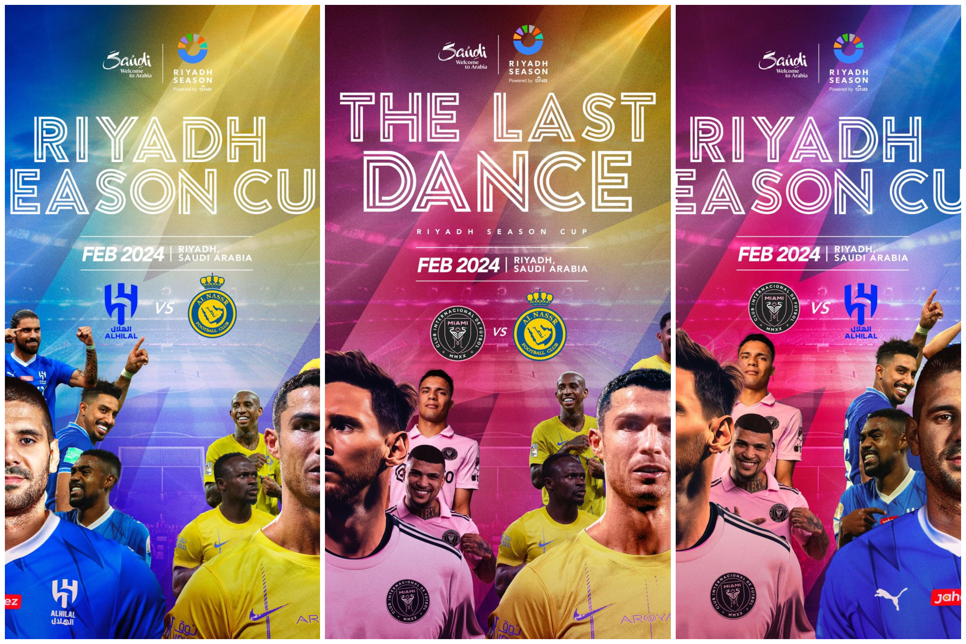 Calendario de partidos de la Riyadh Season 2024.