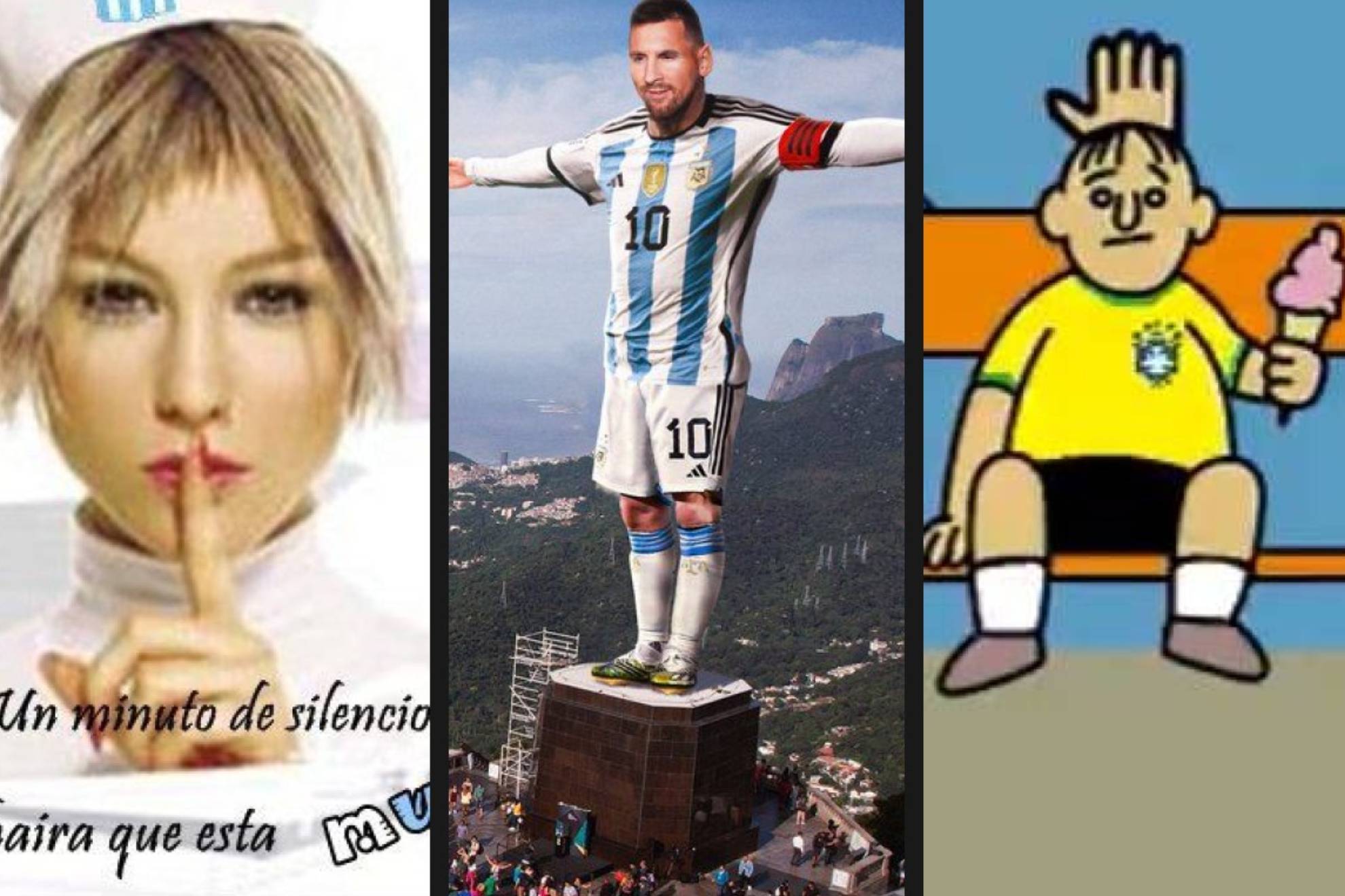 El partido que la Argentina de Leo Messi acabó ganando 0-1 a Brasil en Maracaná conquistó las redes sociales en forma de ácidos memes, sátiras, burlas y bromas.