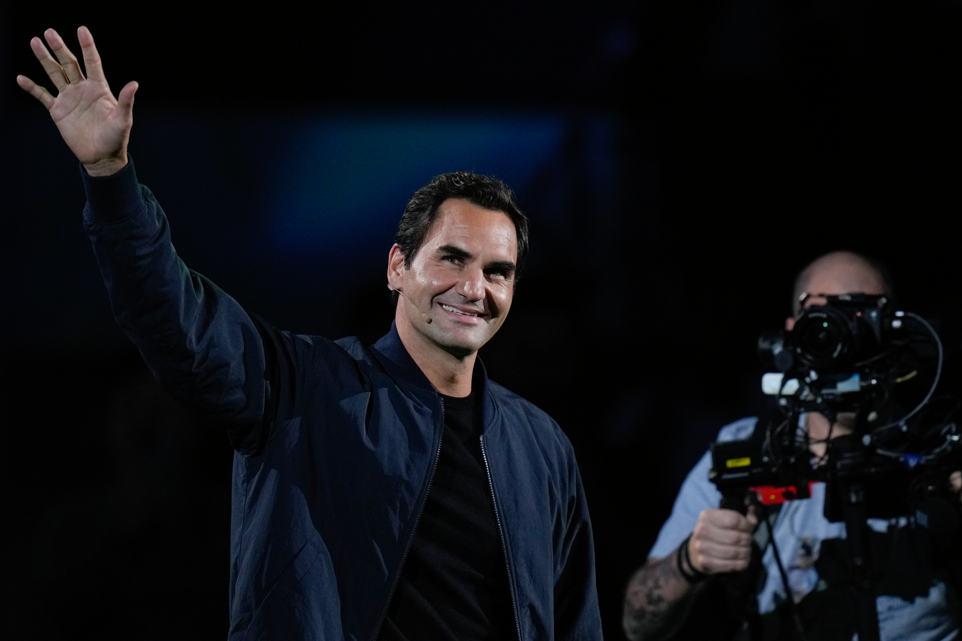 Roger Federer bursts into tears at Andrea Bocelli concert