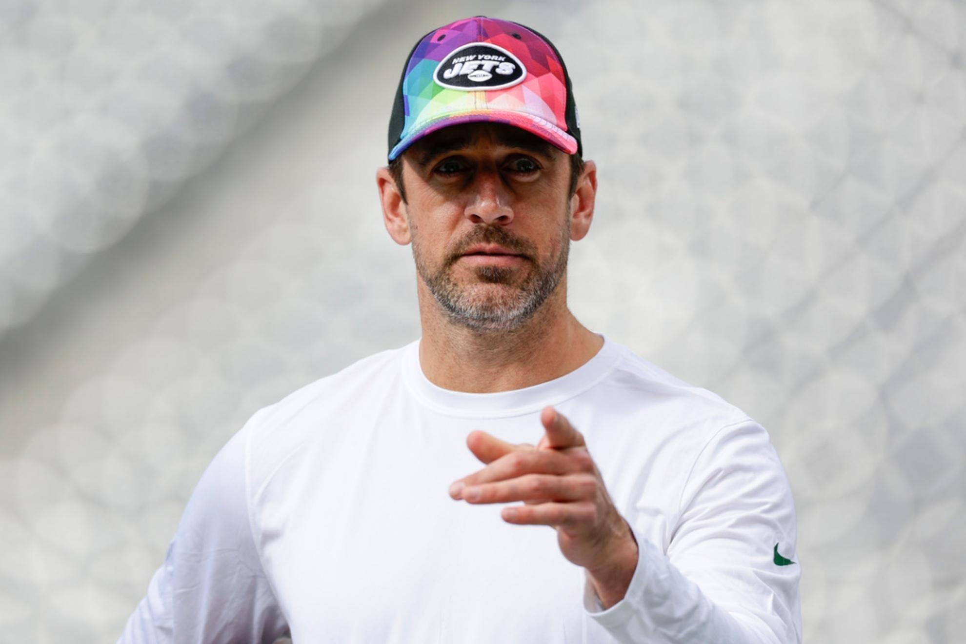 Aaron Rodgers of the New York Jets