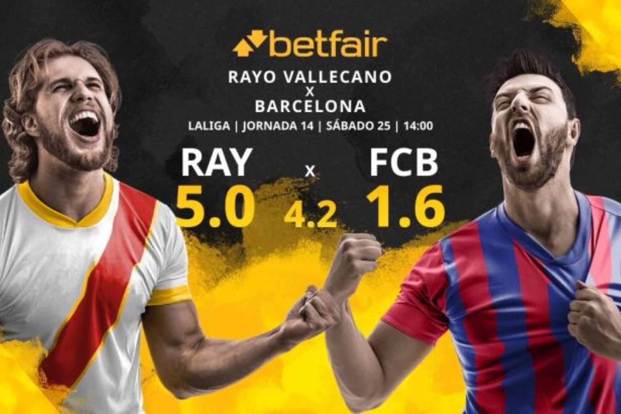 Rayo Vallecano vs FC Barcelona: estadísticas y pronósticos