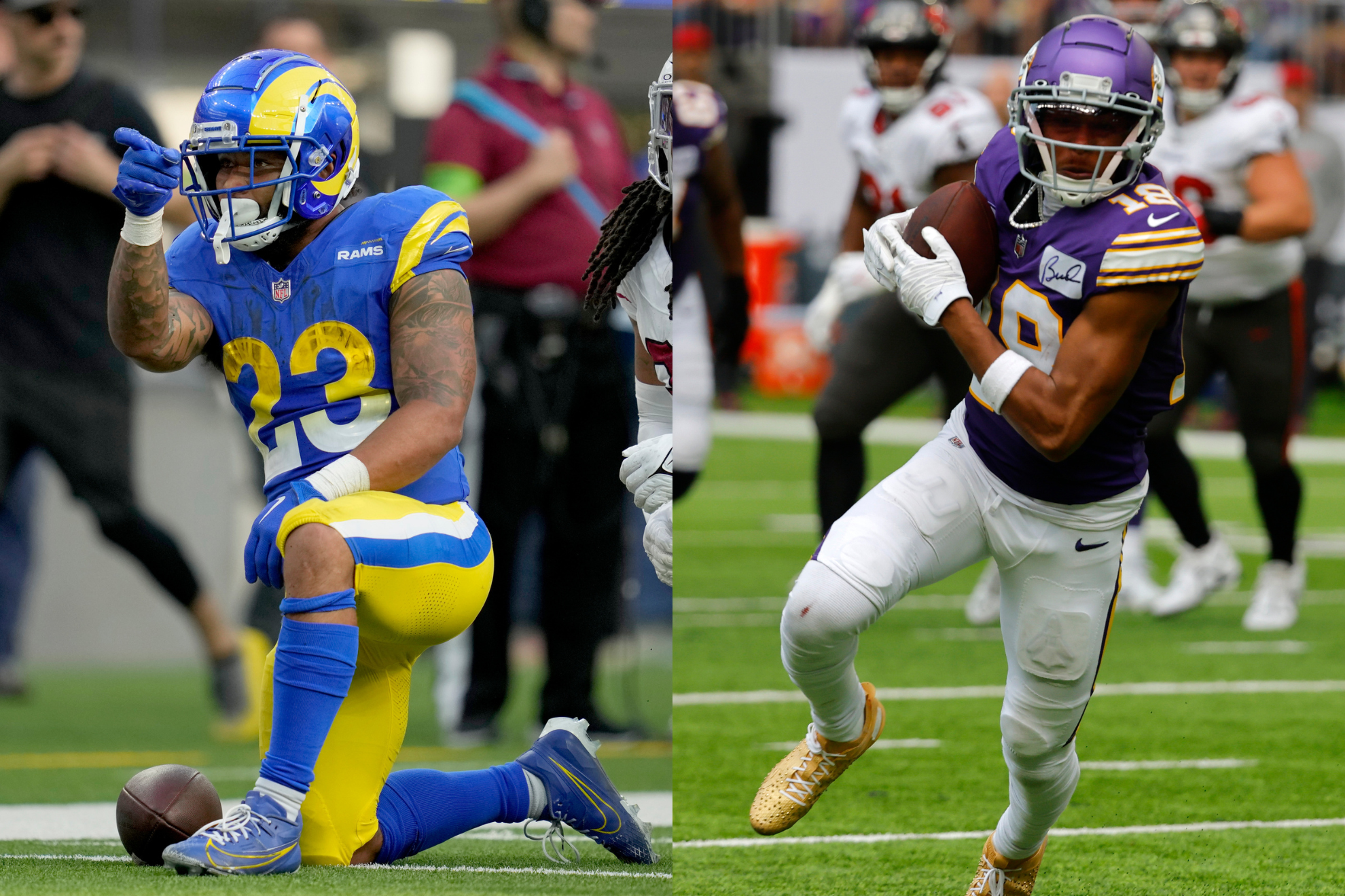 Kyren Williams and Justin Jefferson could come off of IR and win fantasy matchups in Week 12.