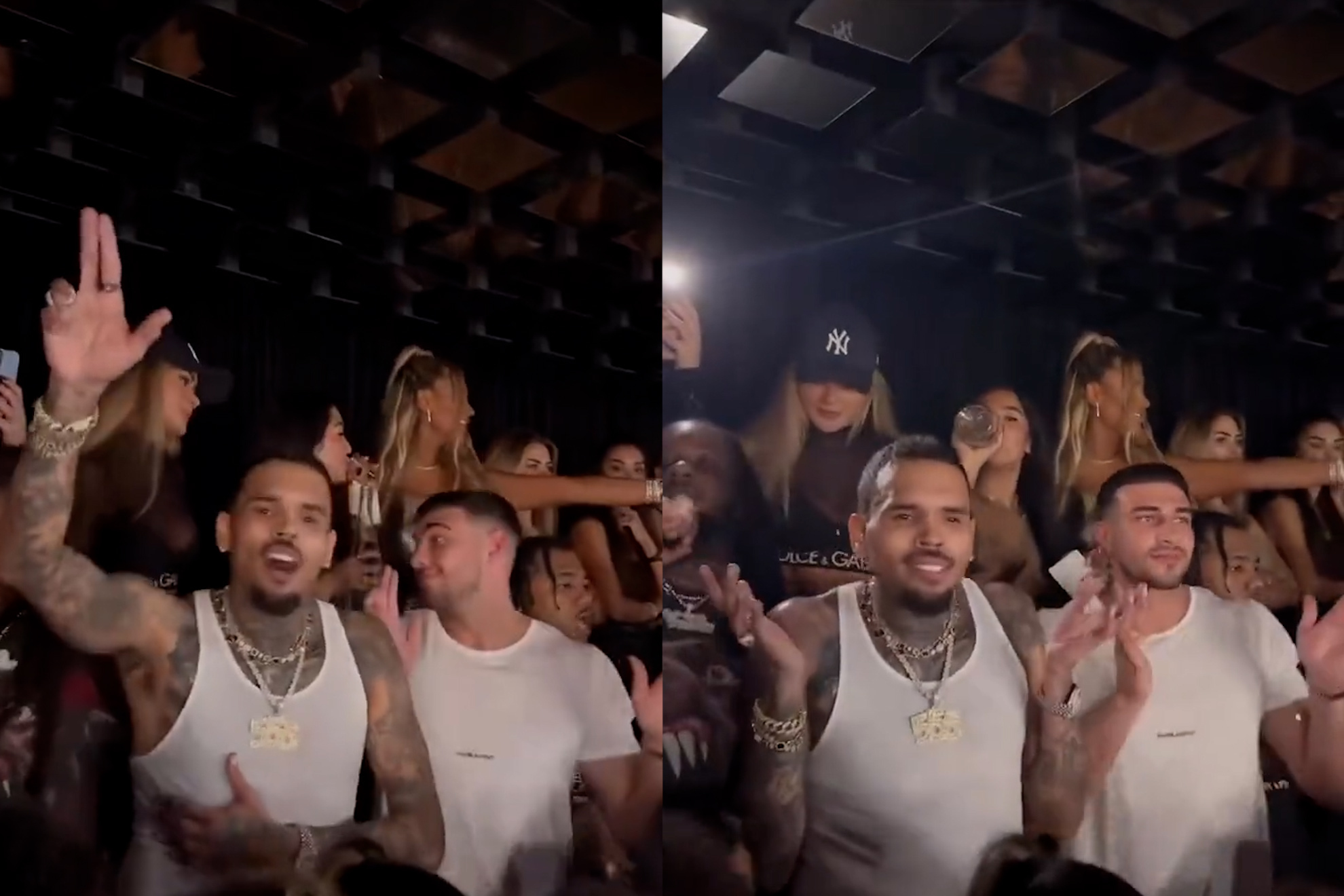 Tommy Furys surprise dance with RnB sensation Chris Brown  in Dubai sparks online frenzy