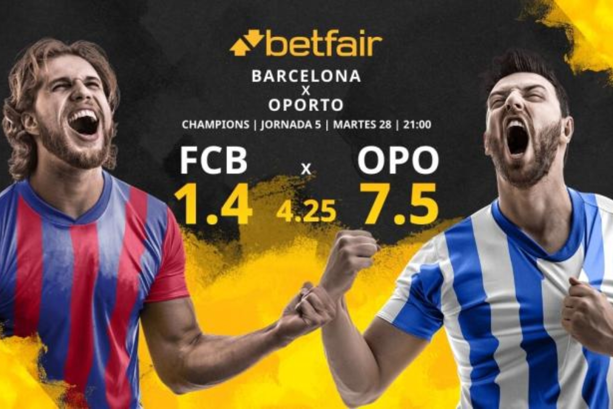 FC Barcelona vs FC Oporto: estadísticas y pronósticos