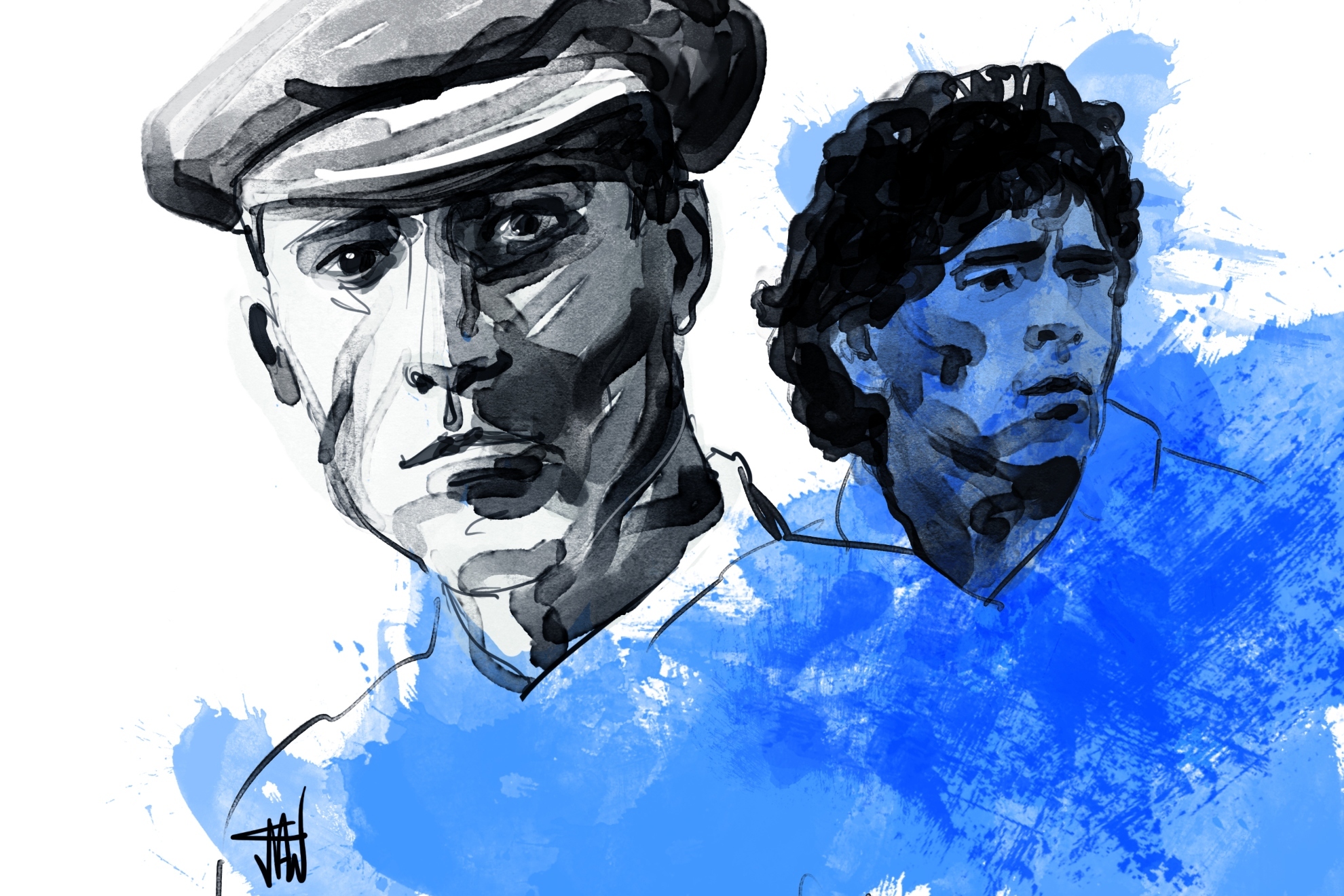 Giuseppe Cavanna y un tal Maradona