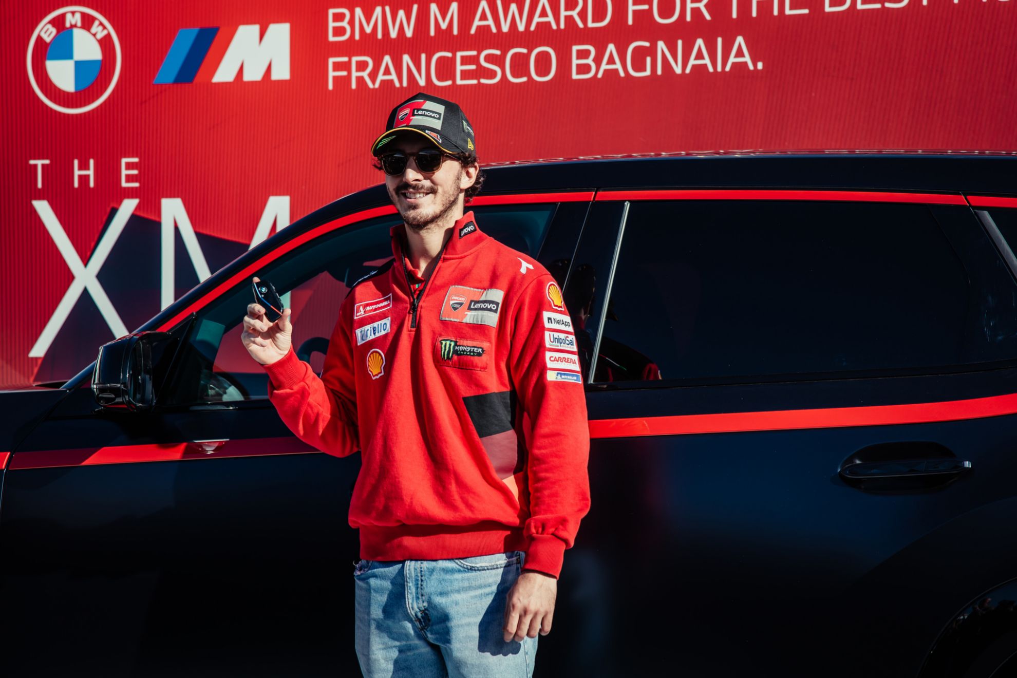 Bagnaia ha ganado con mucha más solvencia el BMW M Award que el Mundial de MotoGP.