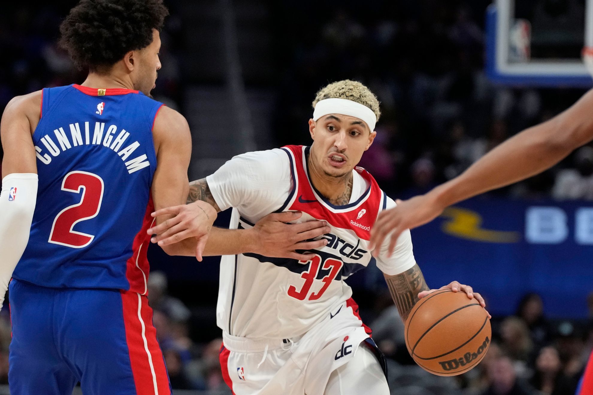 Kyle Kuzma helps Wizards snap 9-game skid with double-double vs. Pistons