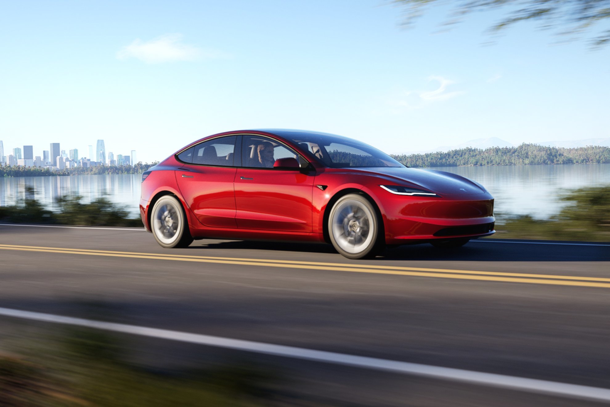 El nuevo Model 3 tiene la mejor aerodinámica de cualquier Tesla.