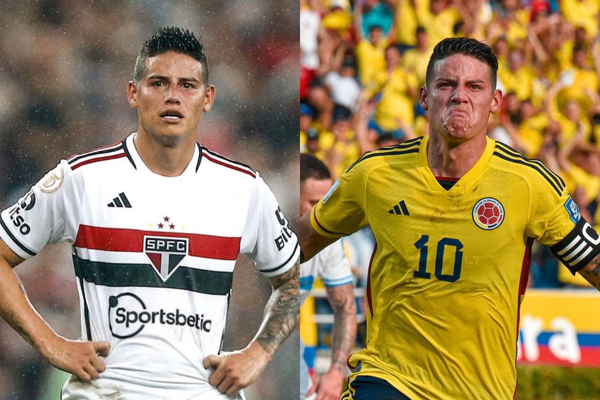 El 2023 de James Rodríguez con São Paulo, solo brilla con Colombia (Instagram James Rodríguez)