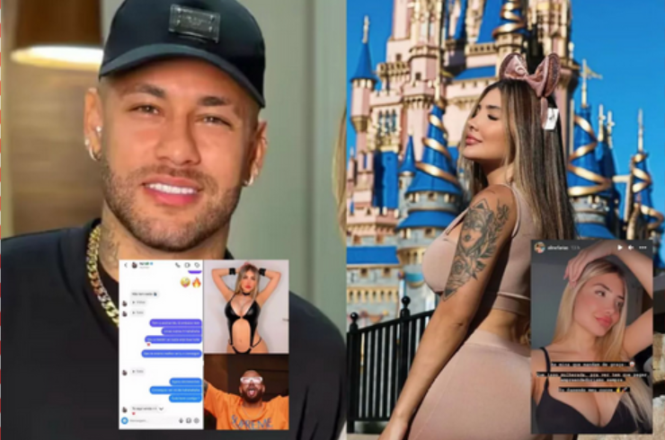 Neymar, Aline Faria and the leaked messages.