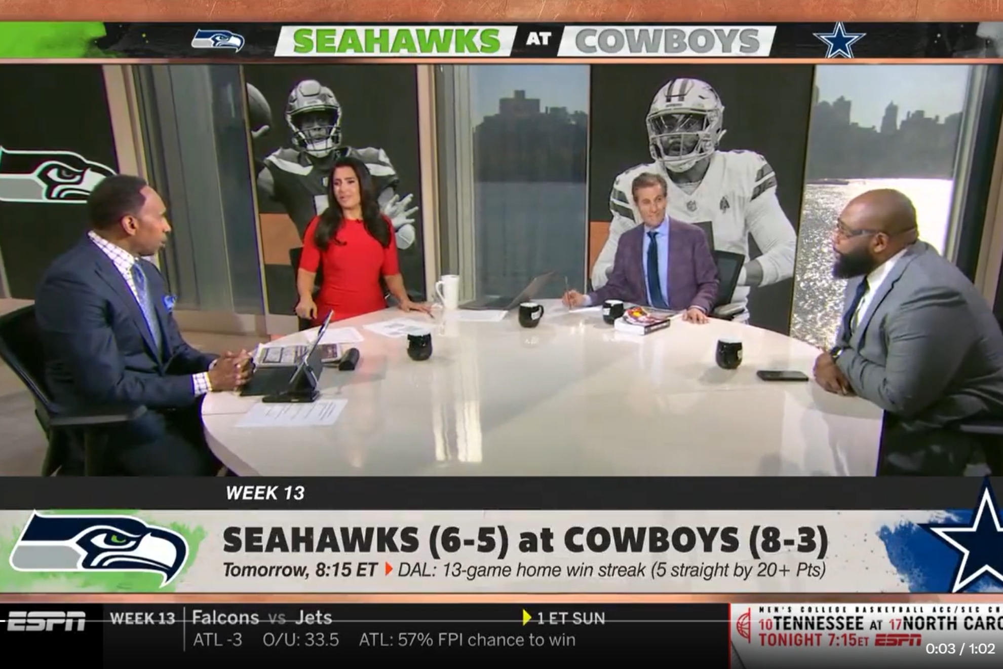 This isnt the first time Stephen A and Molly Qerim have had on-air tension