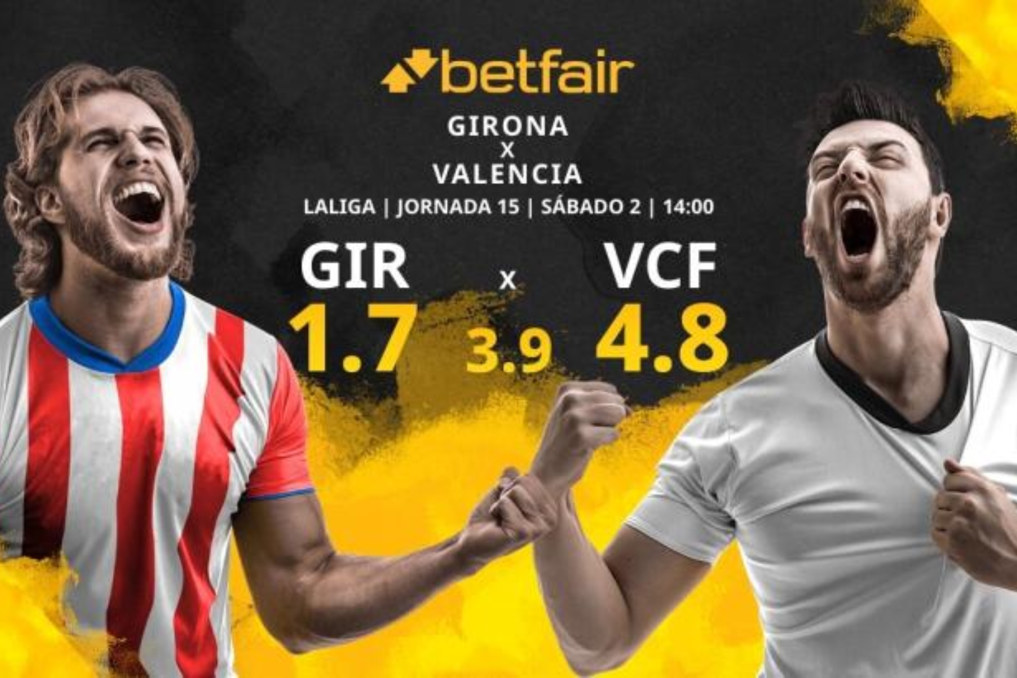 Girona FC vs Valencia CF: estadísticas y pronósticos