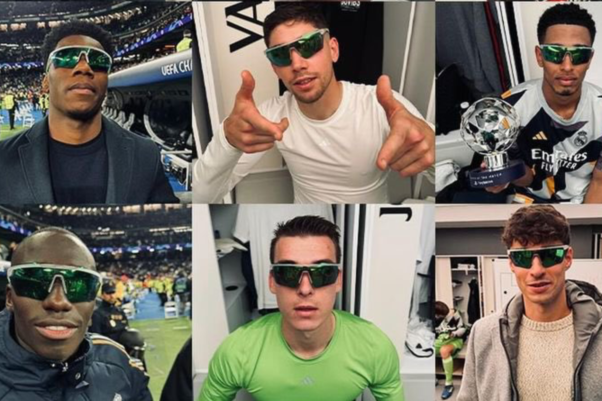 Las gafas de Camavinga revolucionan el vestuario del Real Madrid