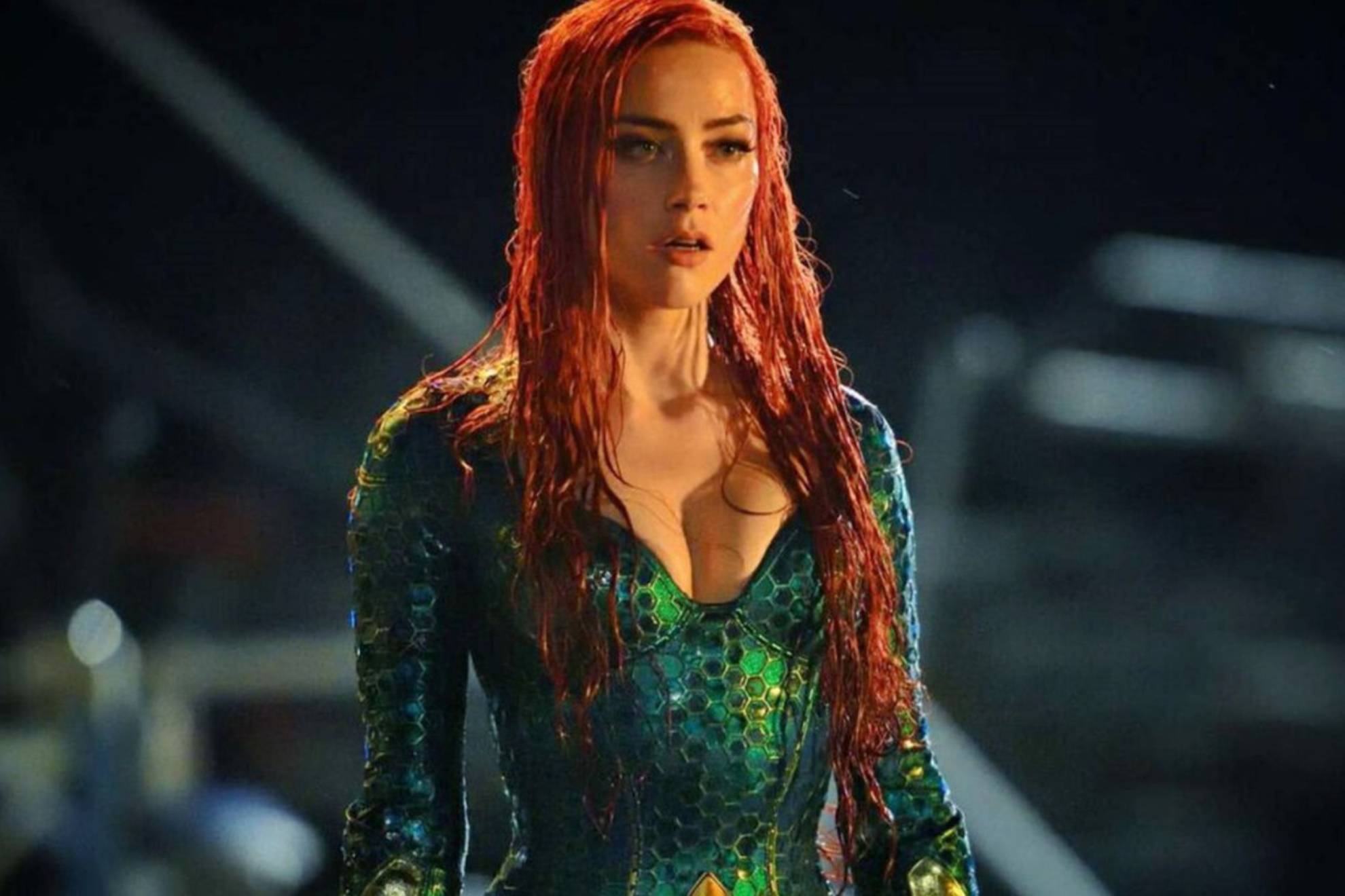 Amber Heard in Aquaman.