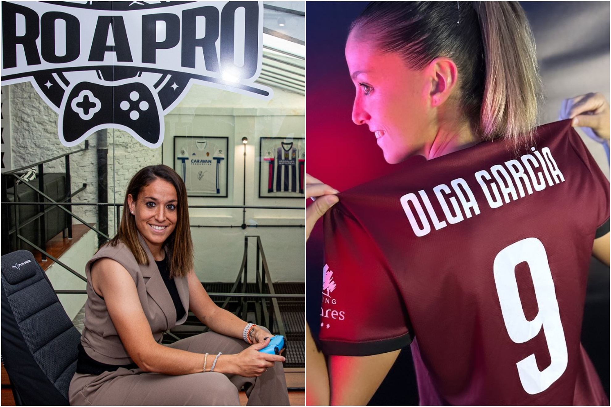 Olga García y su 'fichaje' por el fútbol digital: "Jamás pensé que de un hobby pudiese pasar a ser profesional"
