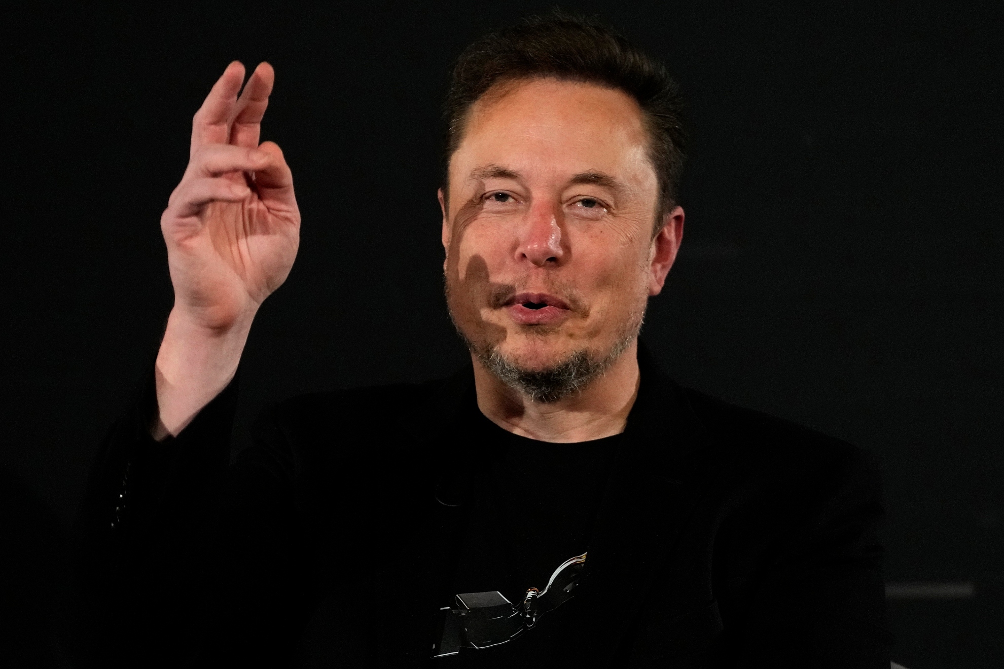 Elon Musk during an interview