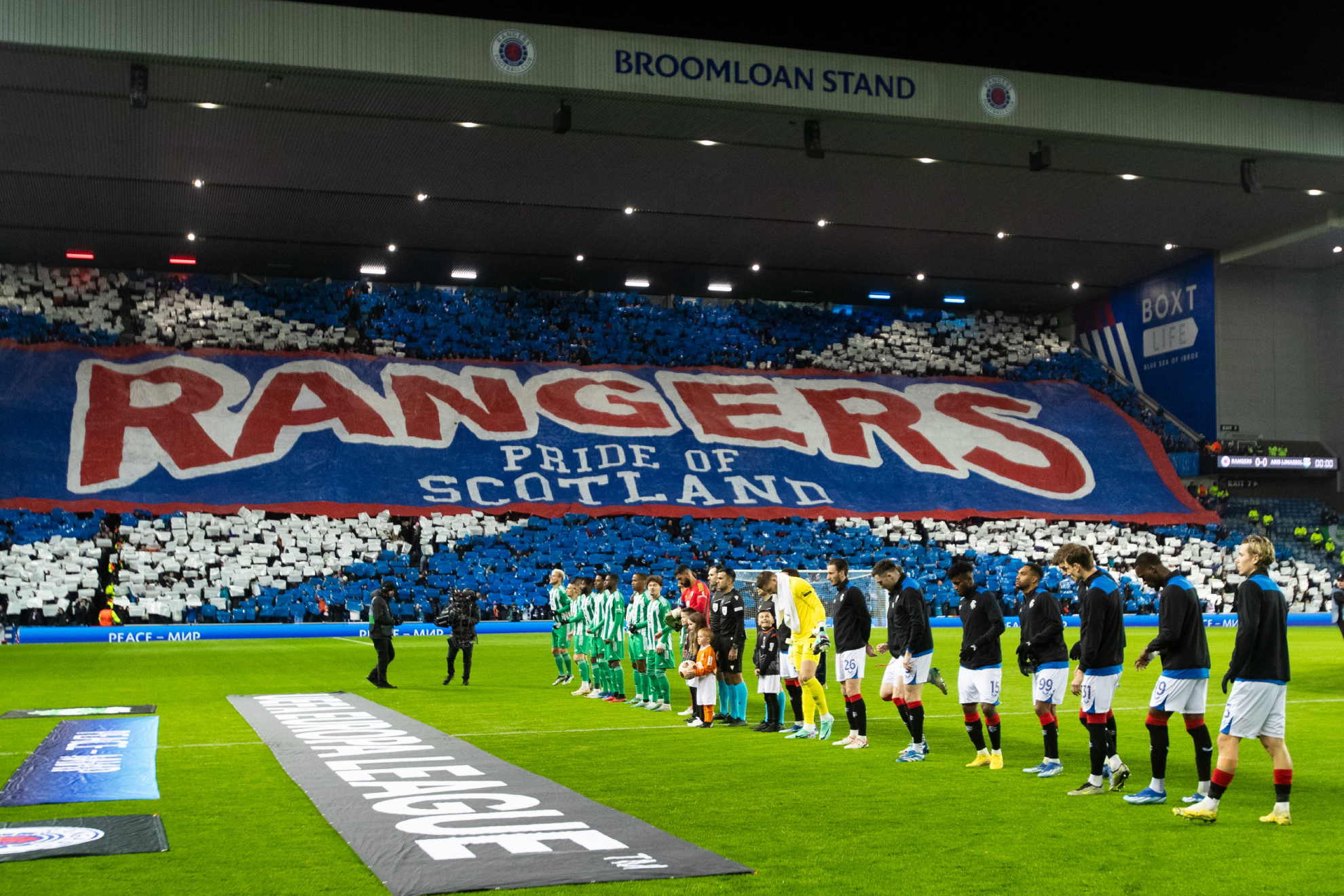 Rangers y Aris Limassol empatan (1-1) en Glasgow