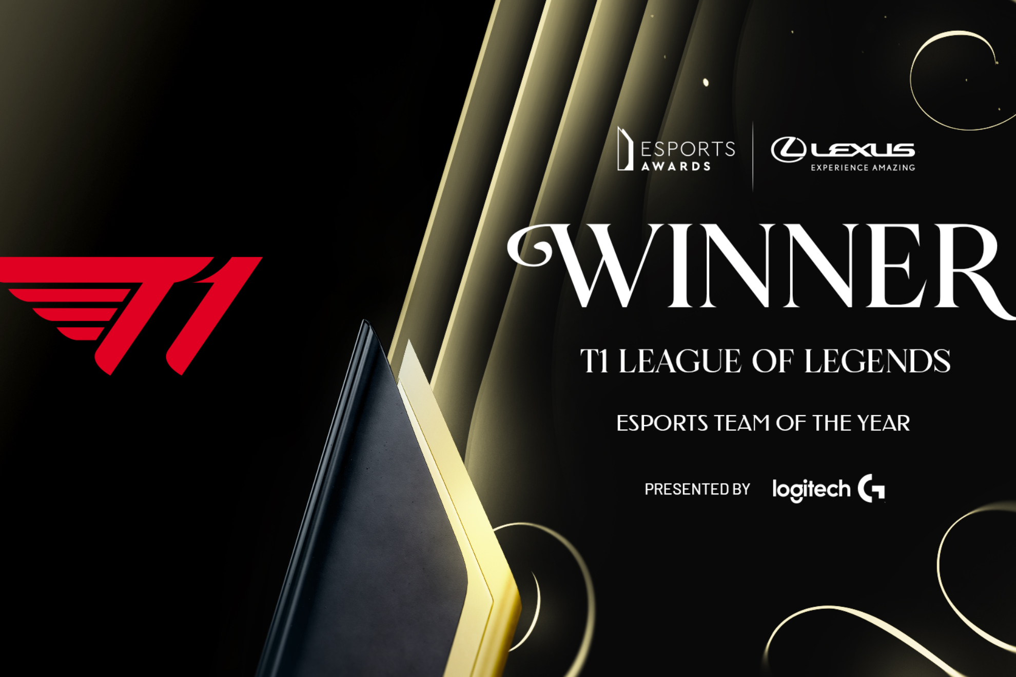 T1, ganador del premio al mejor equipo de eSports del año | Esports Awards