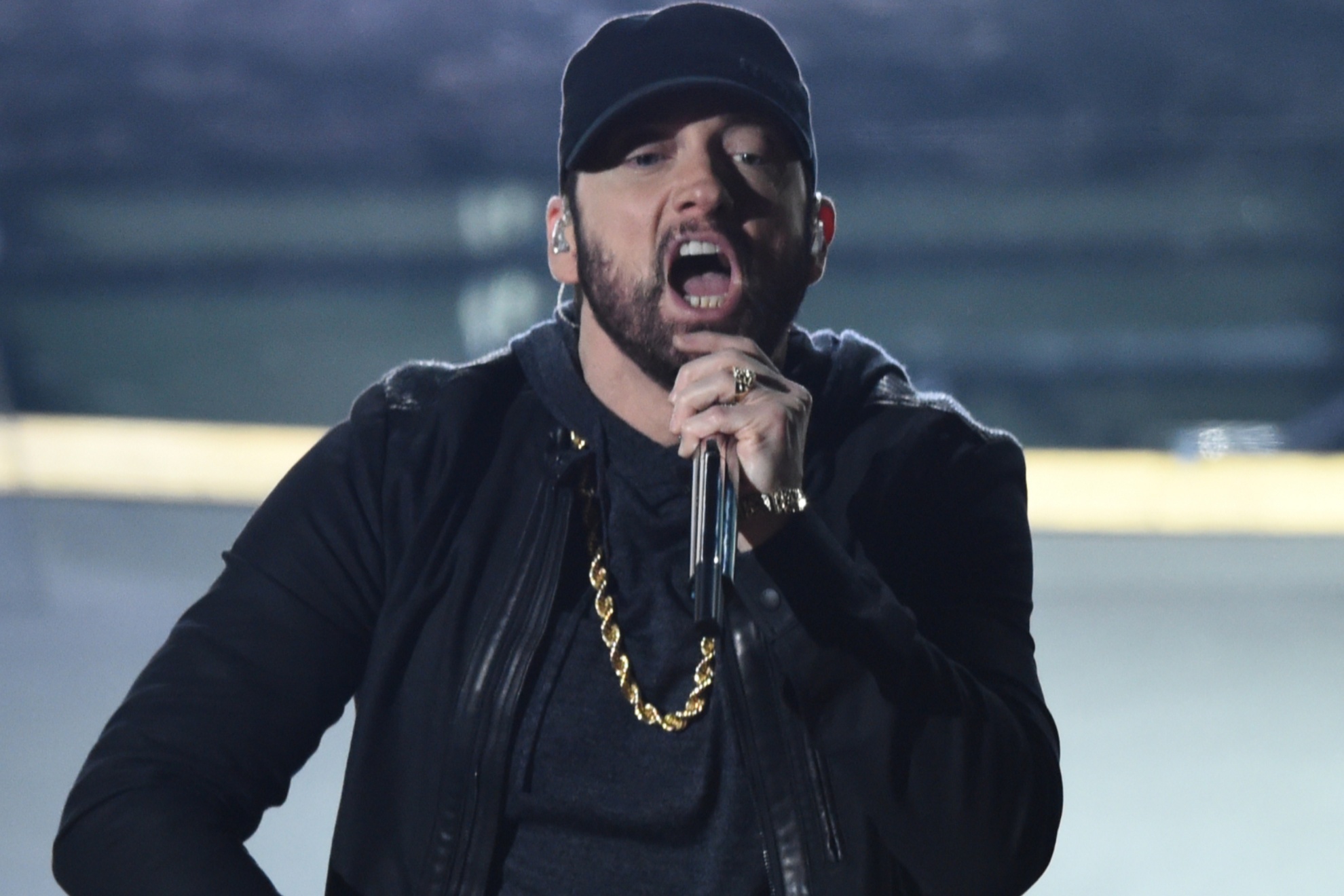 Rapper superstar Eminem.