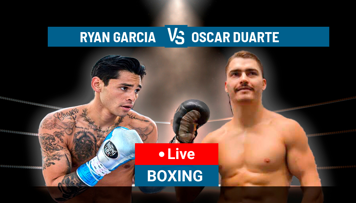 Live coverage of Ryan Garcia vs. Oscar Duarte.