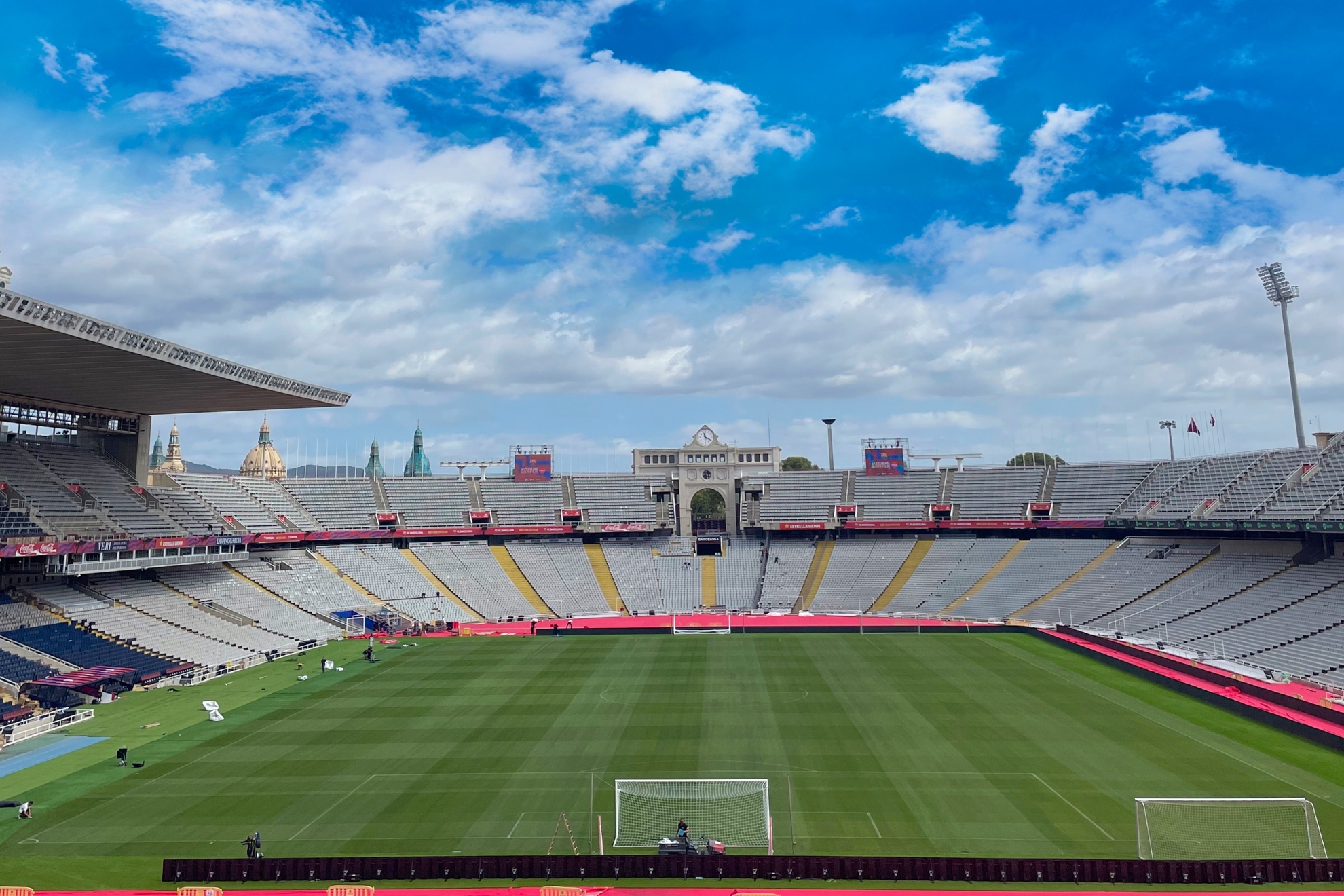 Imagen del estadio de Montjuïc.