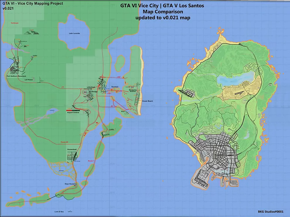 GTA 6 map leak - Drag racing and farming coming to Grand Theft