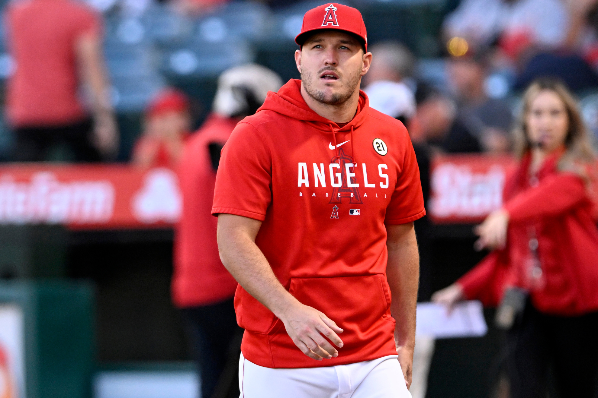 Trout, a future Hall of Fame inductee, has been beset by injuries in recent seasons.