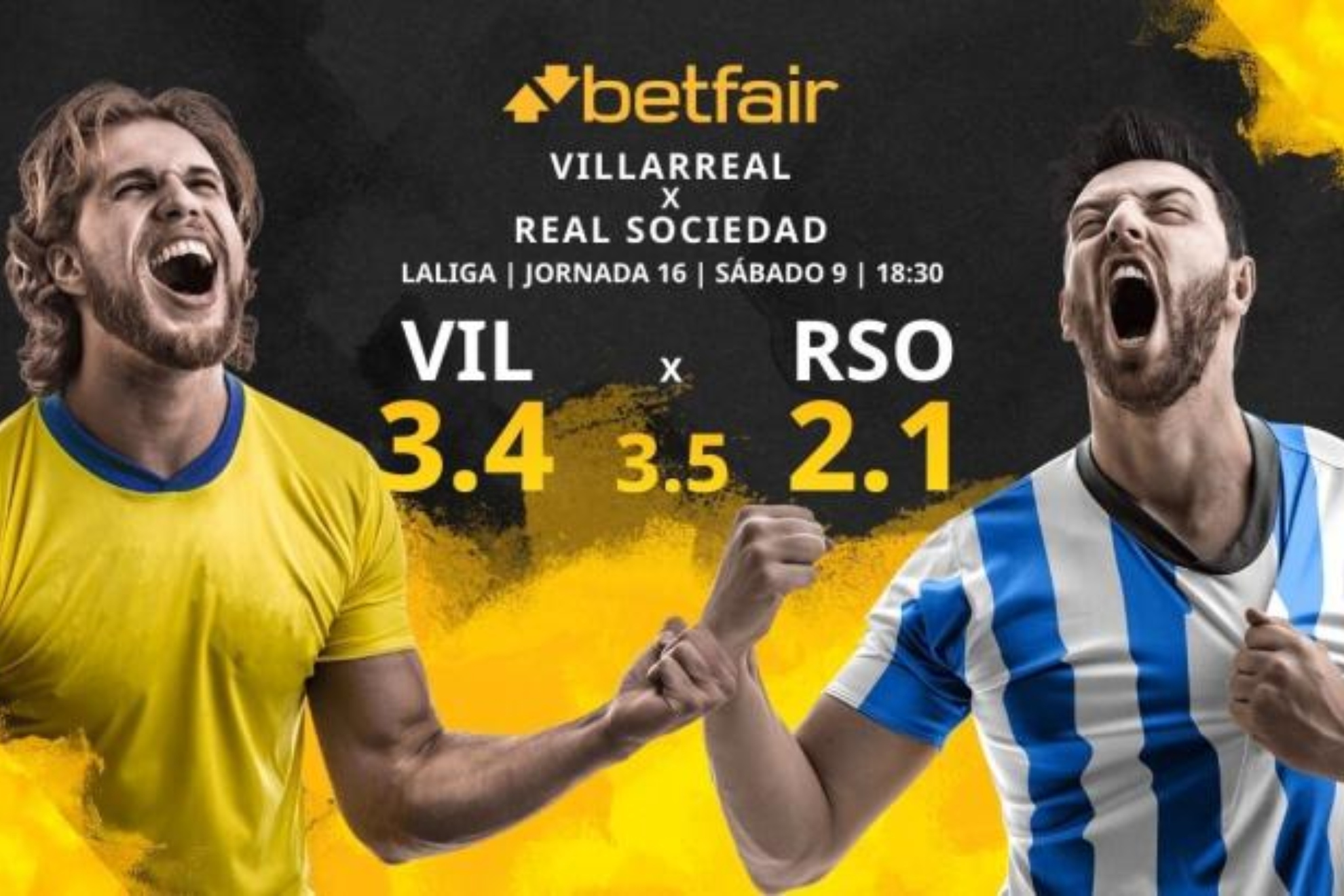 Villarreal CF vs Real Sociedad: estadsticas y pronsticos