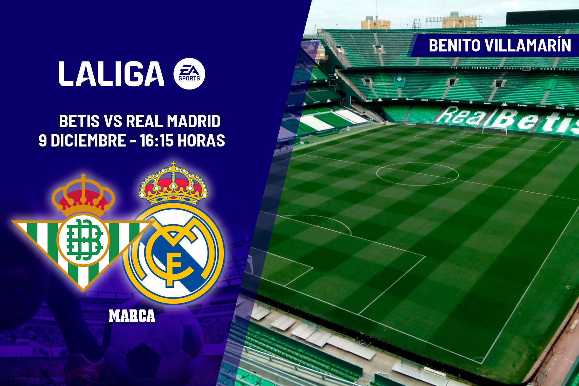 LaLiga: Real Betis - Real Madrid: horario y dónde ver en TV y online la  jornada 16 de LaLiga EA Sports