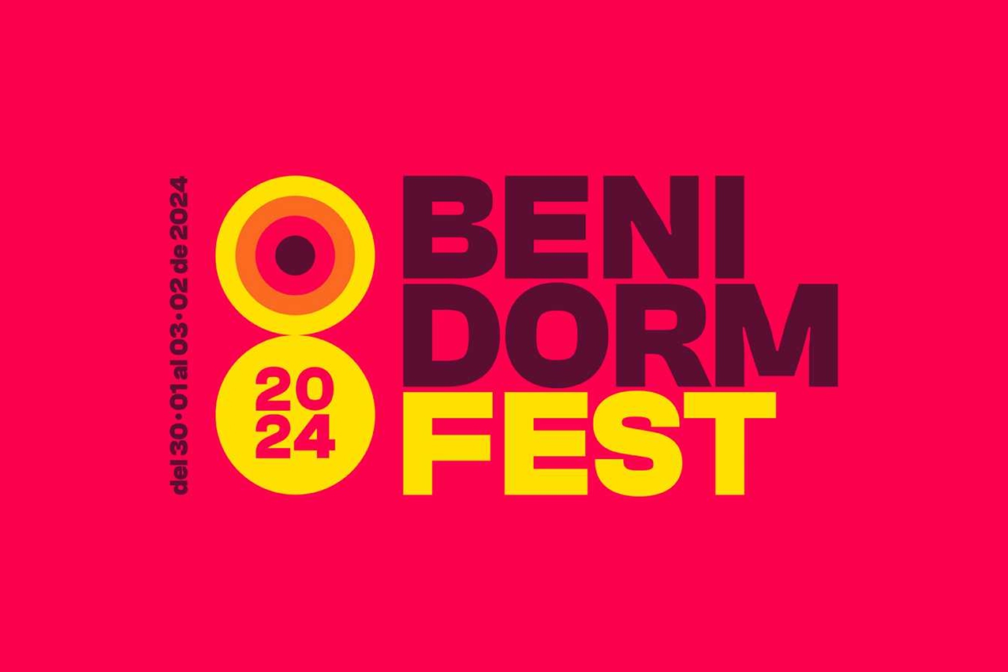 Cartel del Benidorm Fest 2024. RTVE