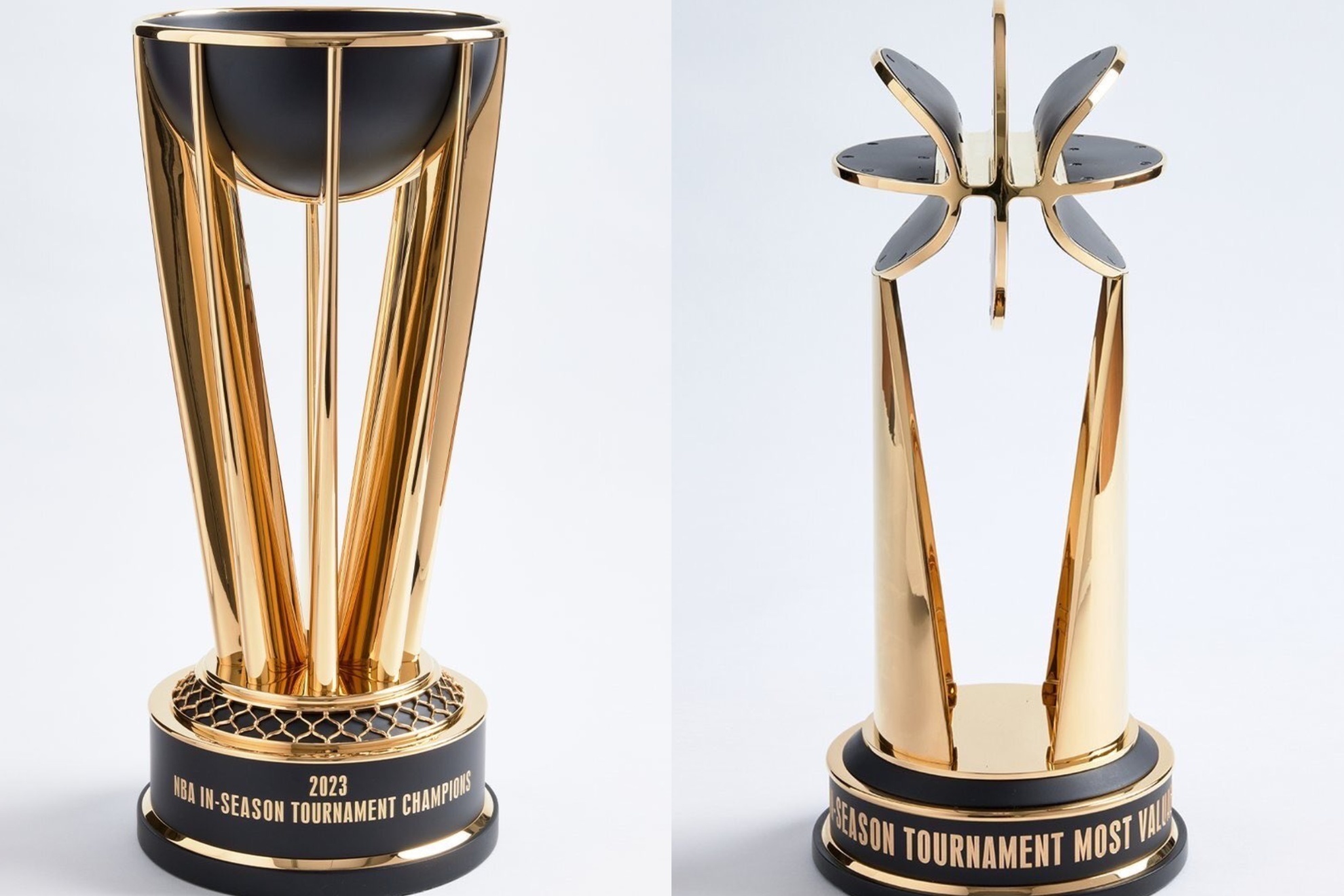 The NBA unveiled the new hardware for the In-Season tournament Champions