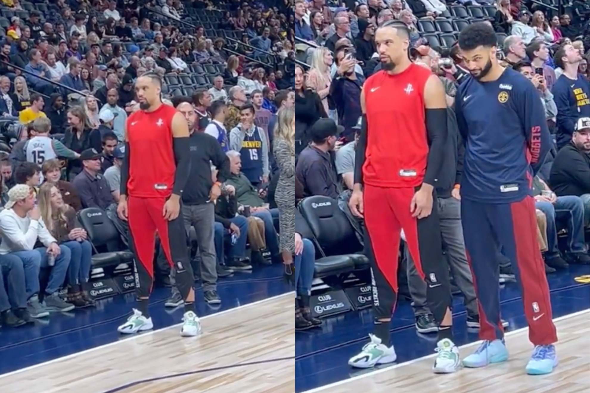 Dillon Brooks does his pregame mental mind games, with some help from Jamal Murray.