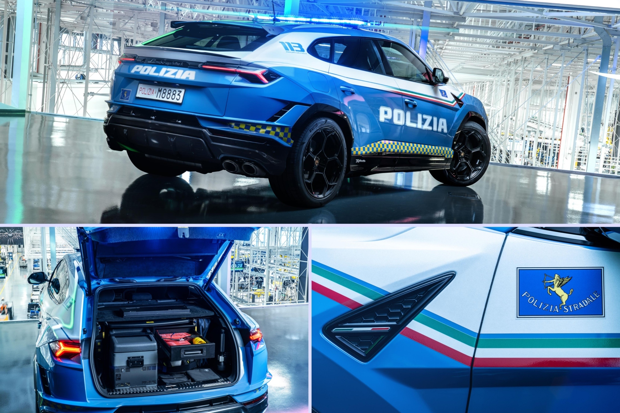 Lamborghini Urus Polizia: as es el coche ms temido de Italia