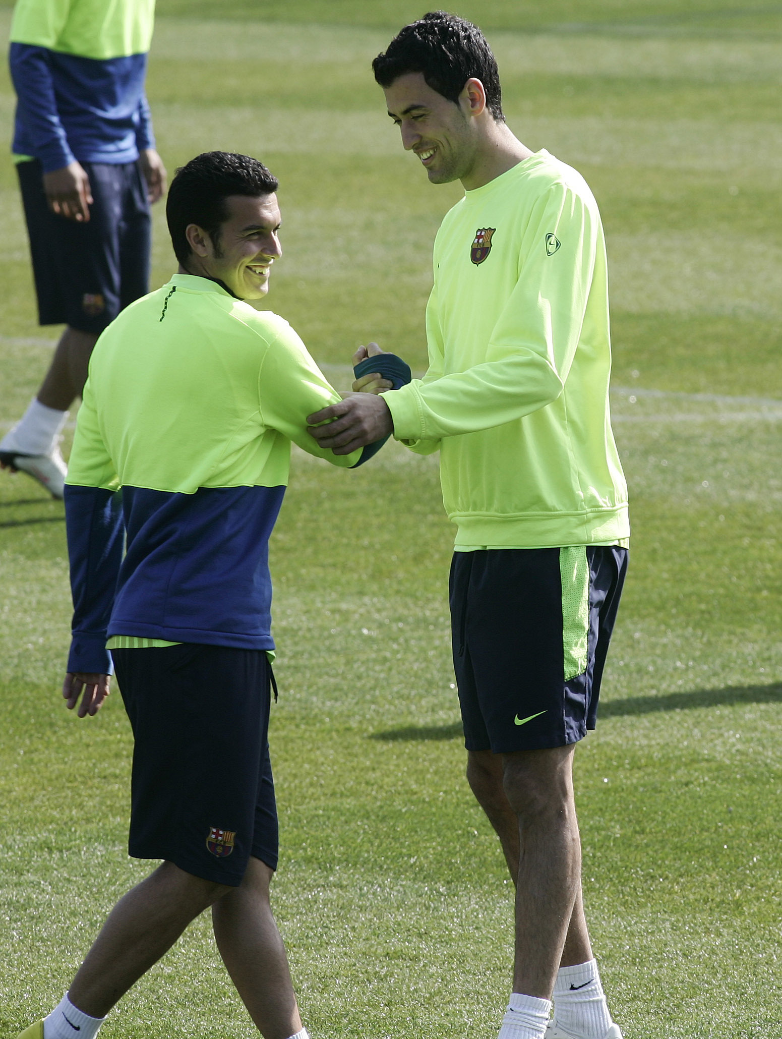 Pedro y Busquets.
