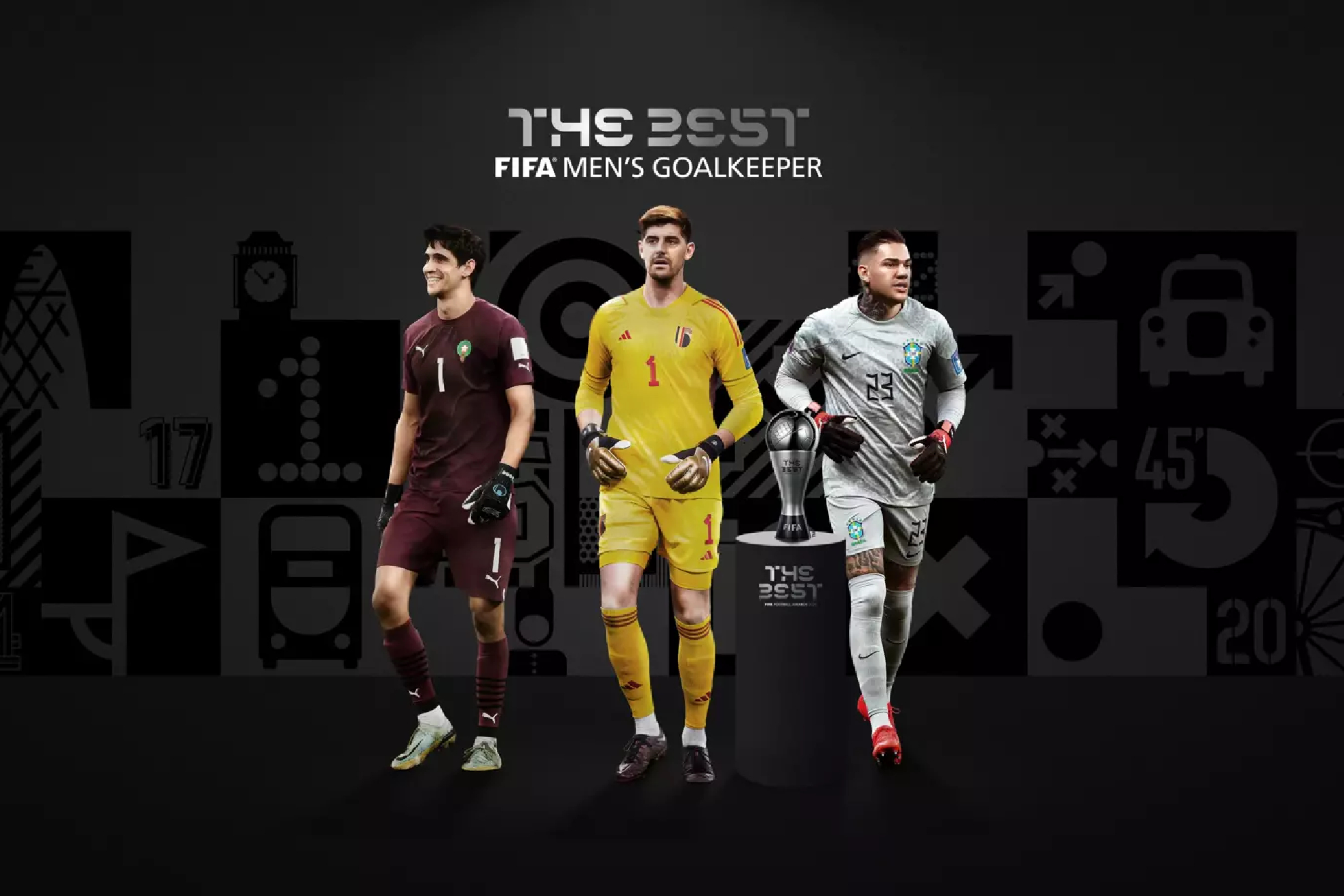 Ederson, Courtois y Bono, finalistas a mejor guardameta FIFA 2023