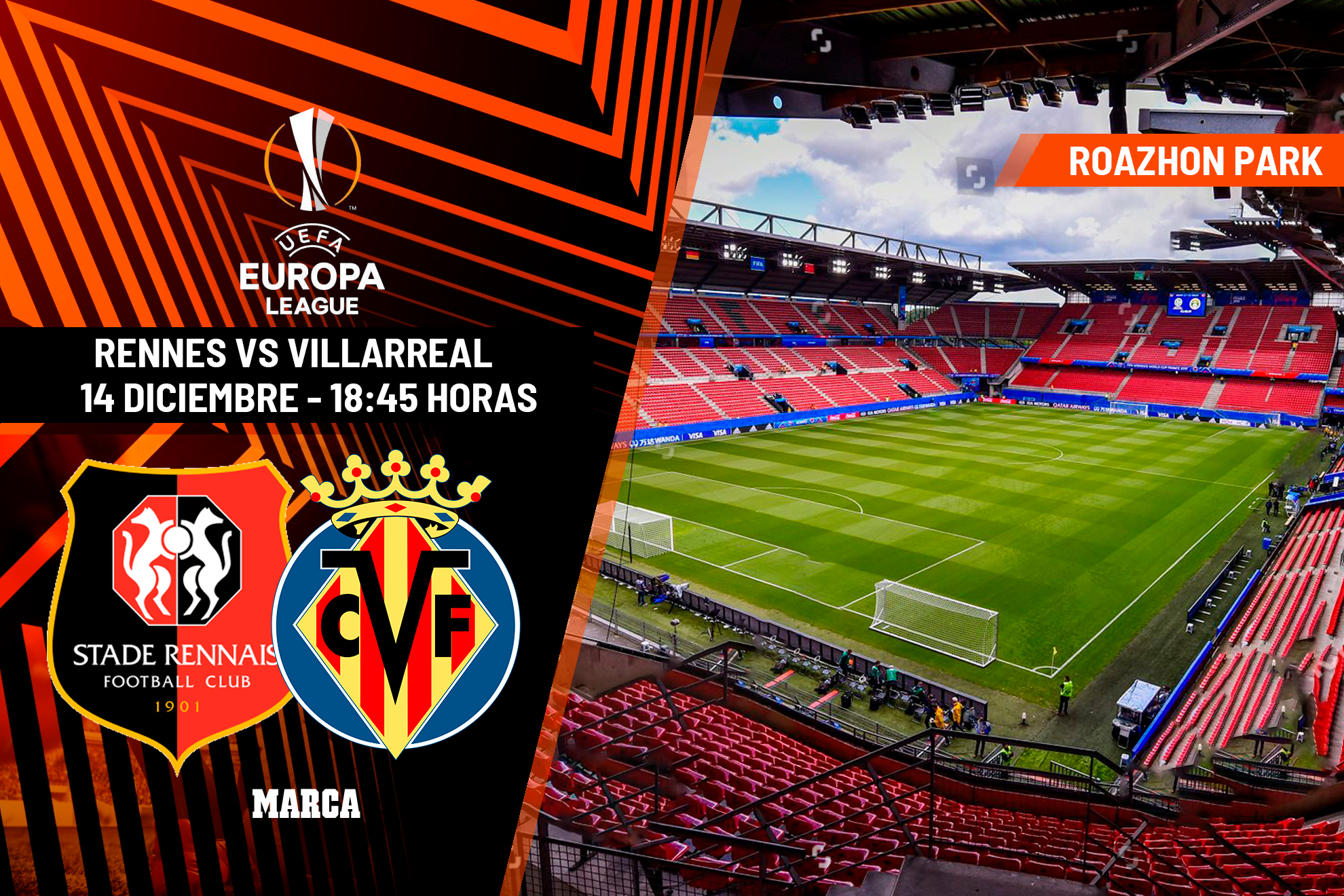 Rennes - Villarreal: a qué hora es y dónde ver en TV hoy la Europa League