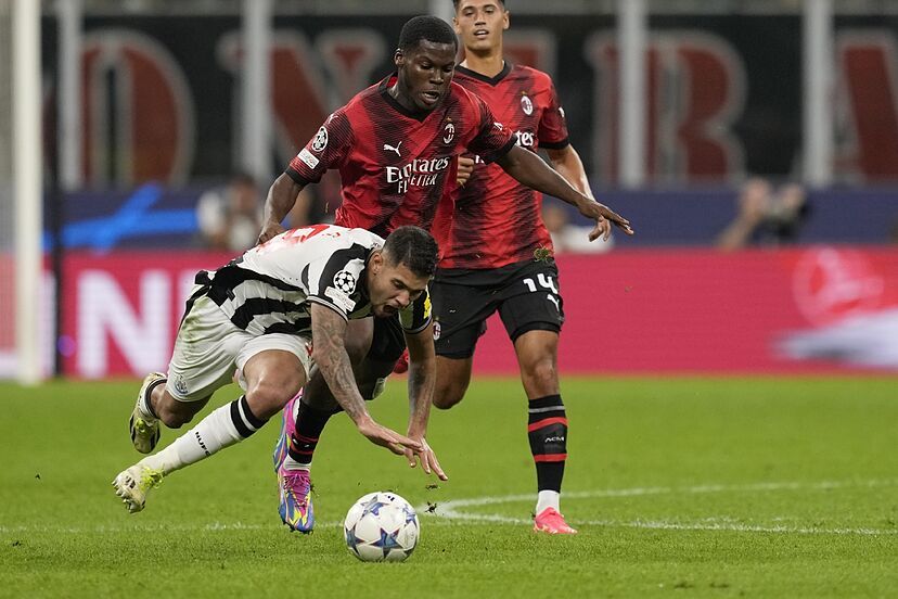 Newcastle - Milan: resumen, resultado y goles
