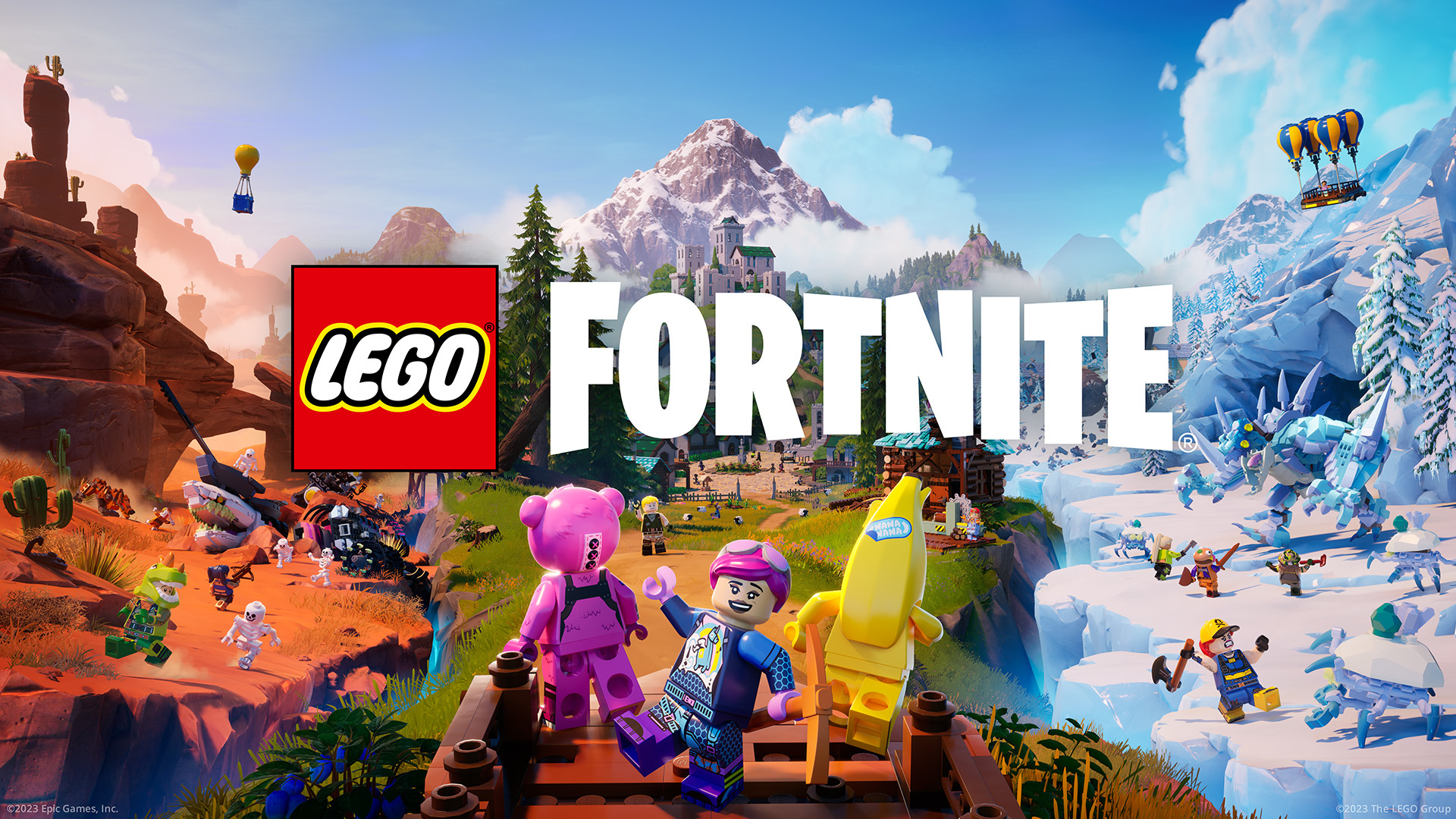 Complete LEGO Fortnite map: all features and landing areas