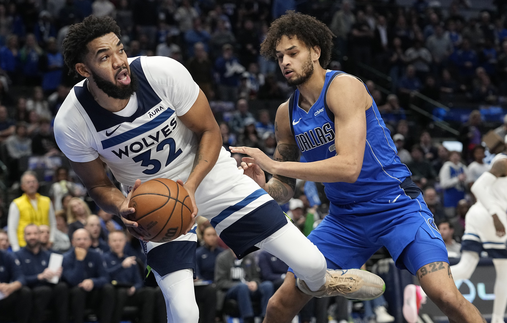 Karl-Anthony Towns, ante Dereck Lively