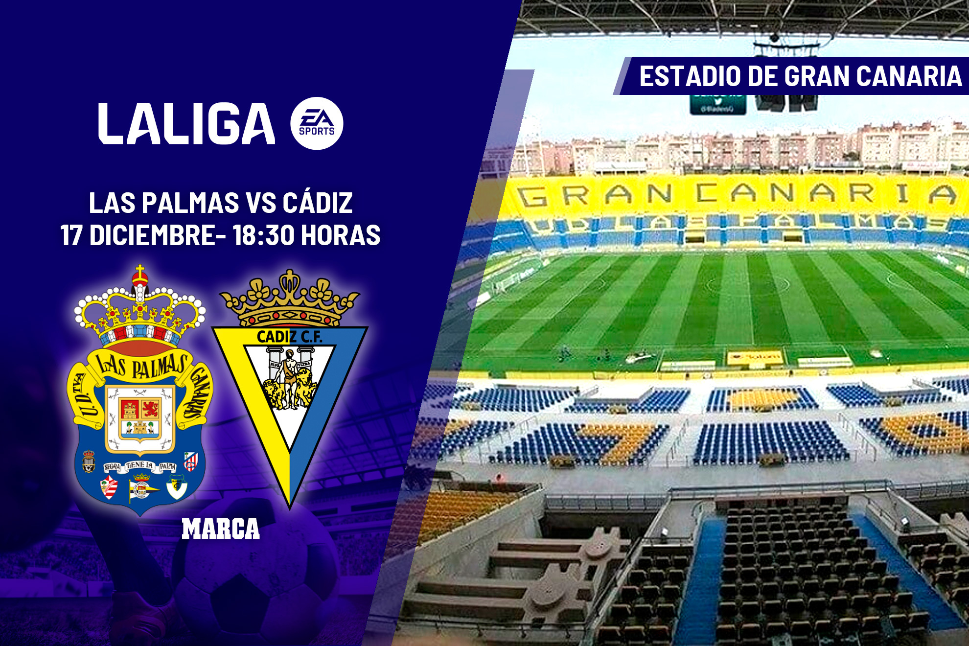 Las Palmas - Cdiz: resumen, resultado y goles del partido de LaLiga EA Sports