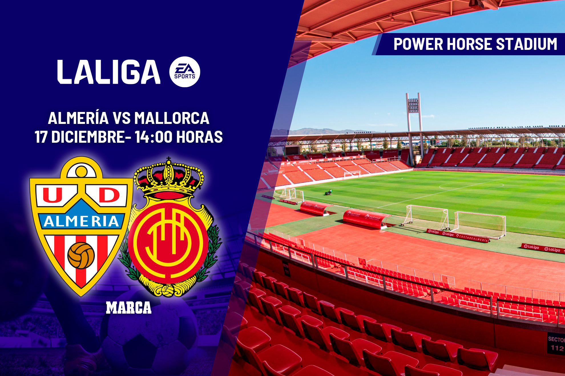 Almería - Mallorca: horario y dónde ver en TV y online la jornada 17 de LaLiga EA Sports