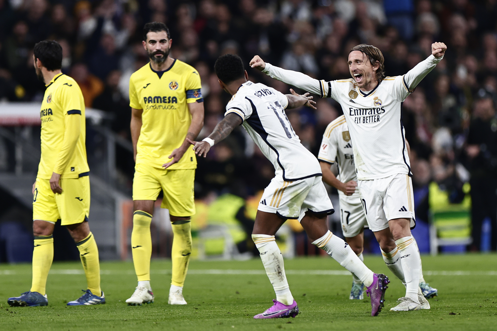 Todos los datos y estadísticas de la goleada del Real Madrid al Villarreal