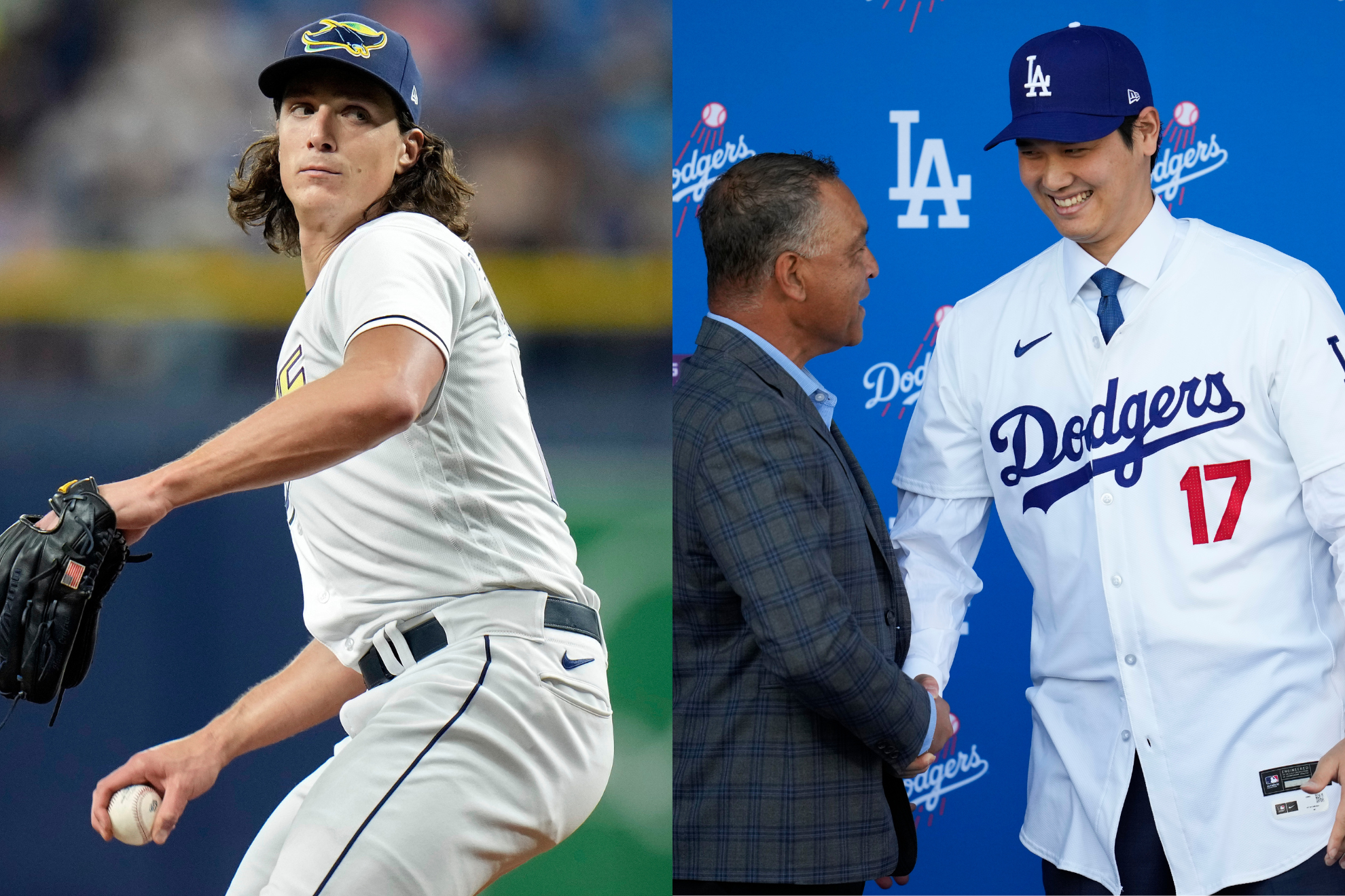Tyler Glasnow and Shohei Ohtani are teaming up in Los Angeles.