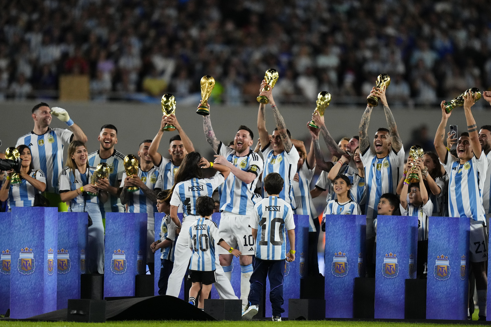 Argentina's first game in the country since winning the World Cup.