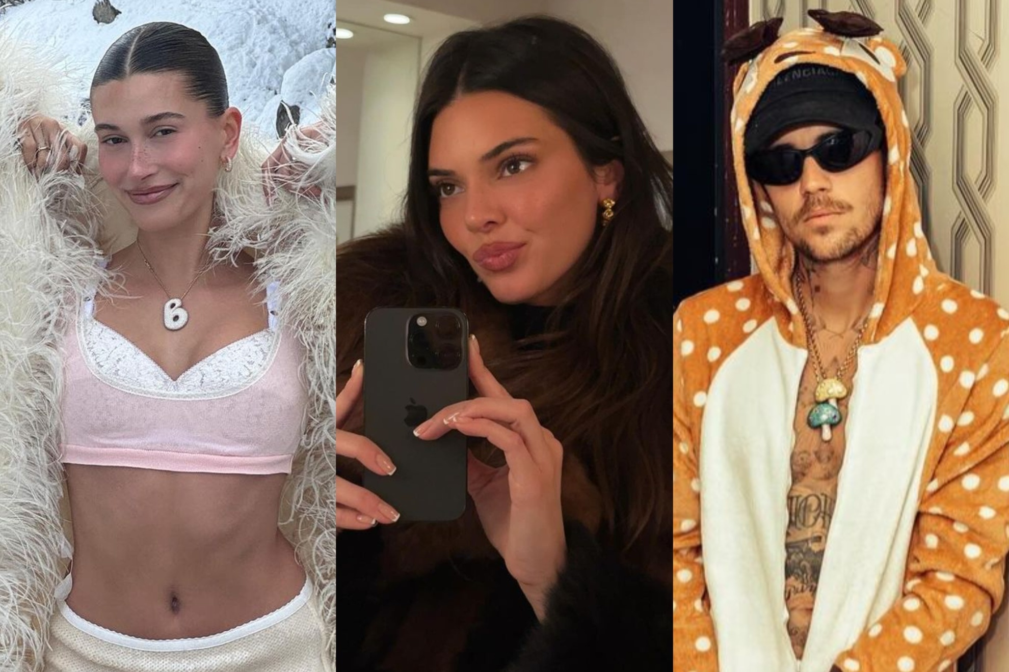 Kendall Jenner has been spotted hanging out with Justin and Hailey Bieber in Aspen, Colorado