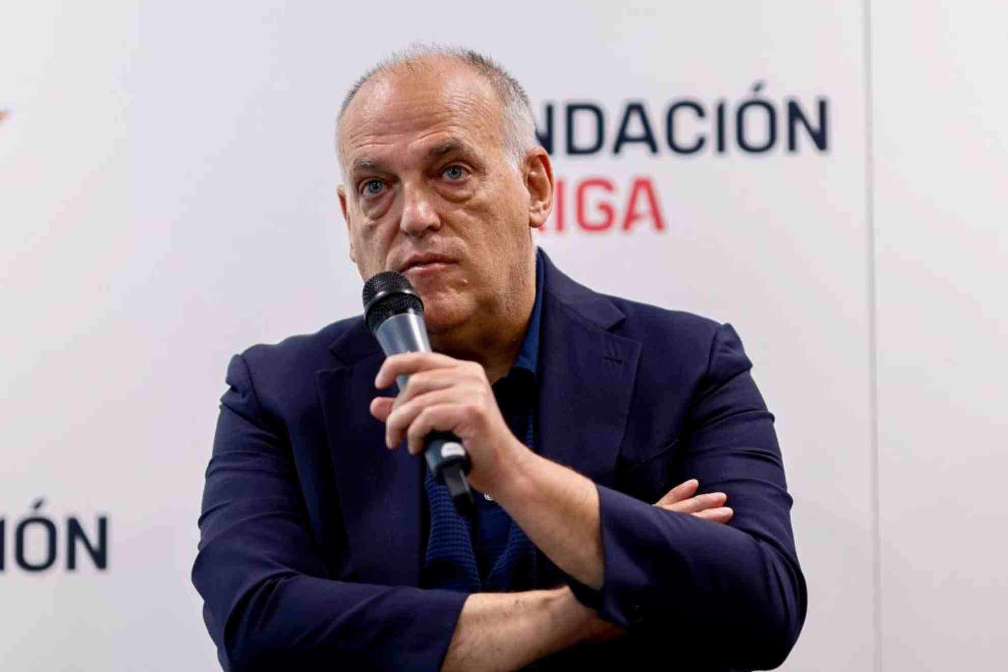 Javier Tebas, presidente de LaLiga. / EFE