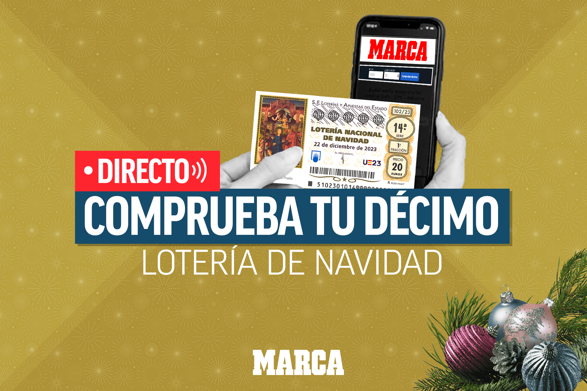 Comprobar Lotería Navidad Hoy Y El Gordo Lista De Premios Segundo Tercero Cuartos