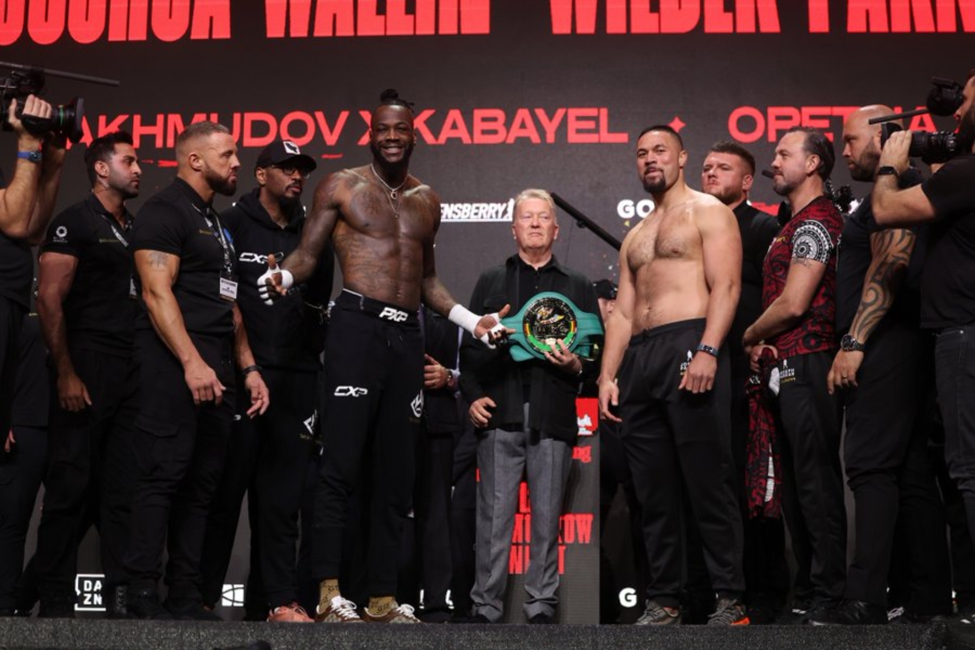 Image of Deontay Wilder and Joseph Parker